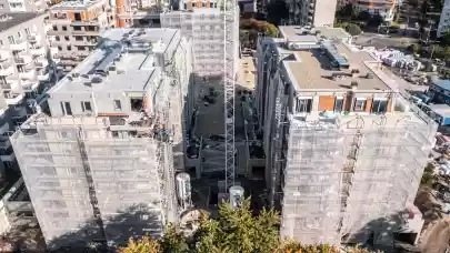 News - Wing completes structure of Budapest residential building