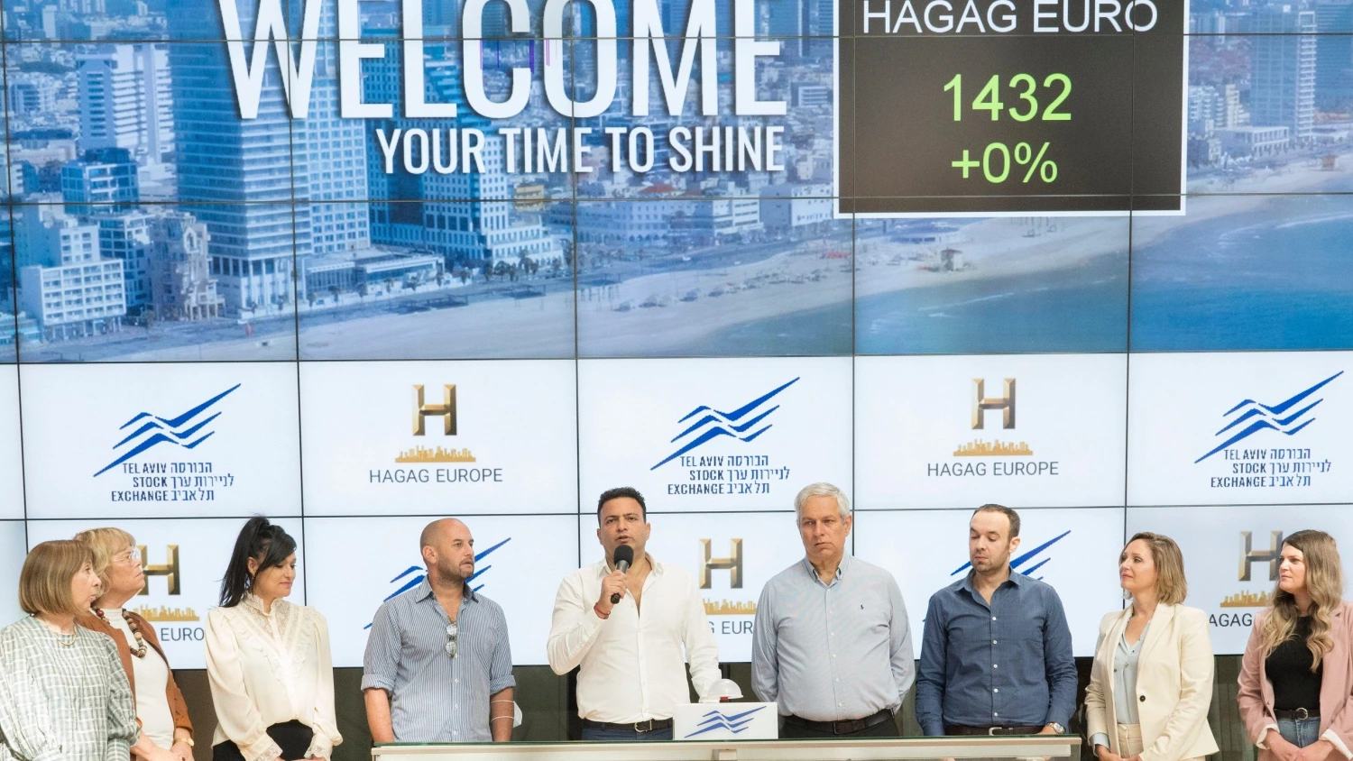 News Article Hagag presides opening bell ceremony at Tel Aviv Stock Exchange
