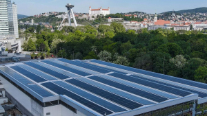 News Bratislava's Aupark adds photovoltaic panels