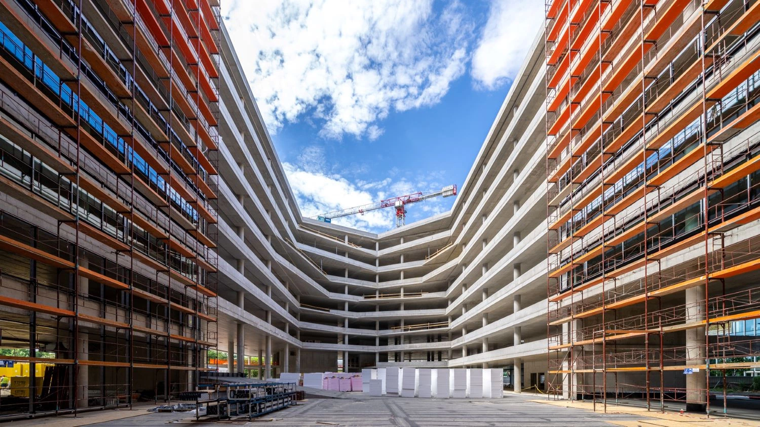 News Article Wing completes building structure of Budapest office complex