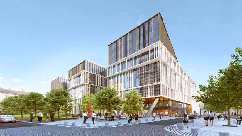 News - Futureal office project in Budapest reaches highest point