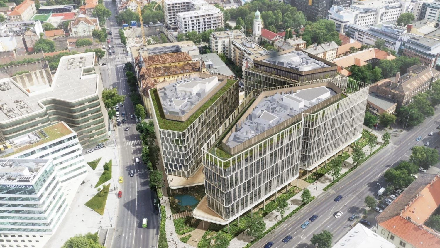 News Article Skanska opens first phase of H2Offices complex in Budapest