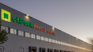 News CTP adds 'green' steel to roof of Prague warehouse