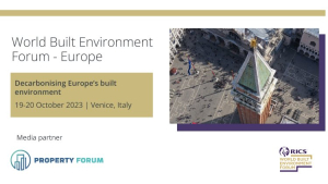 News Property Forum joins RICS World Built Environment Forum as Media Partner