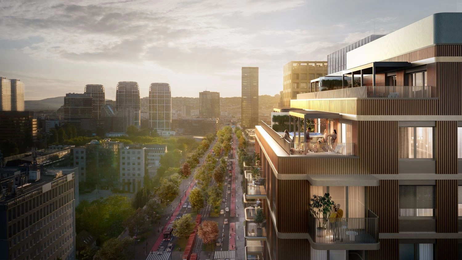 News Article New residence rises in Bratislava's Mlynske Nivy zone