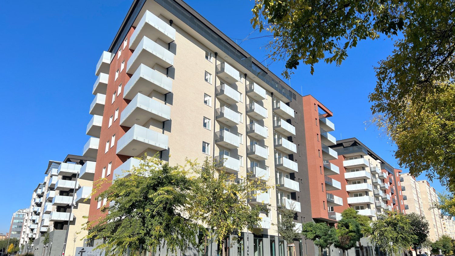 News Article Budapest Hungary Kassák Terrace Living residential Wing