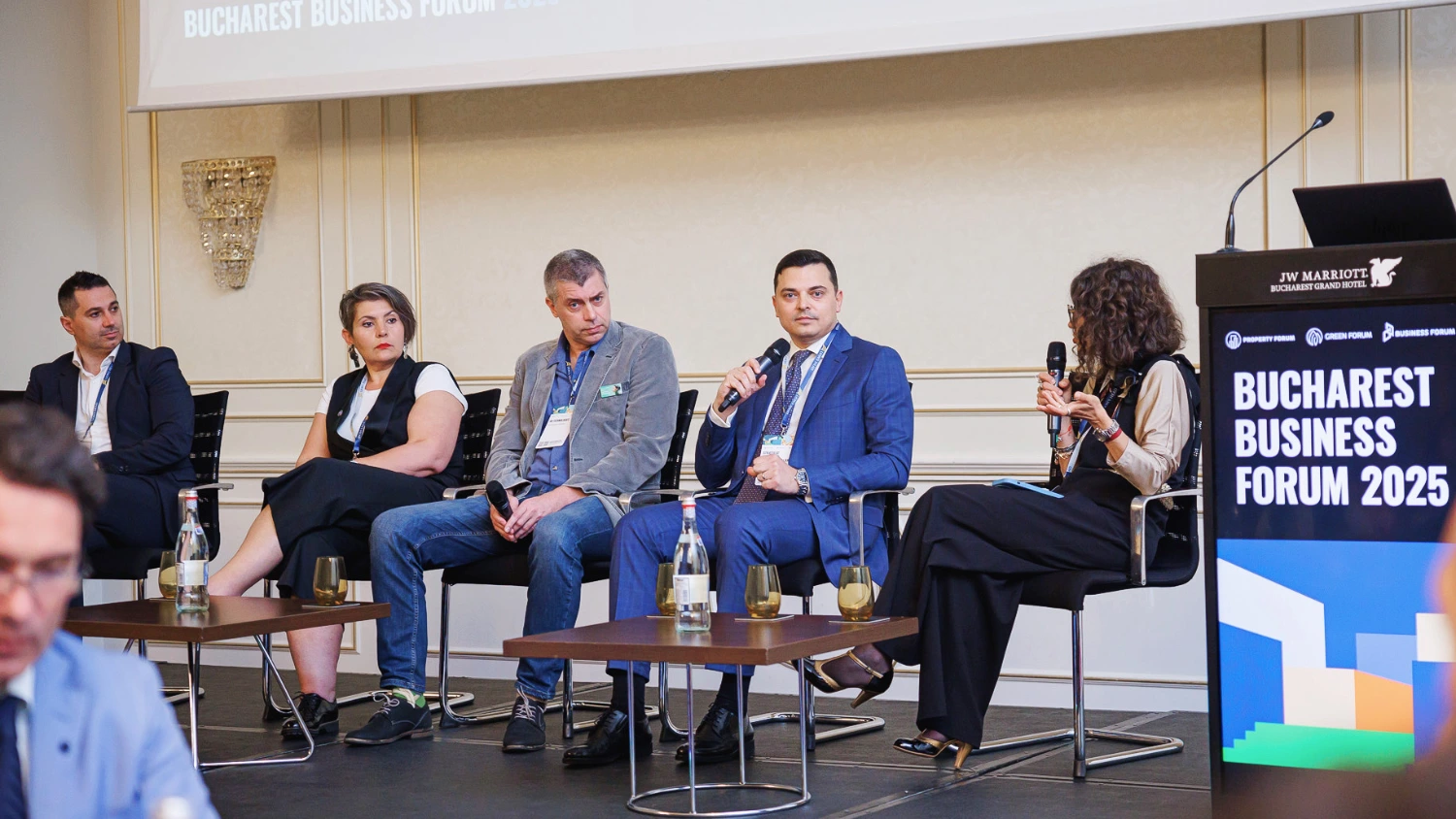 News Article Bucharest Business Forum conference HR leadership office remote work report Romania WFH workplace
