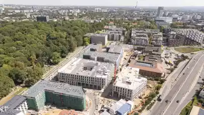 News - Topping-out marks new stage for Kraków mixed-use project