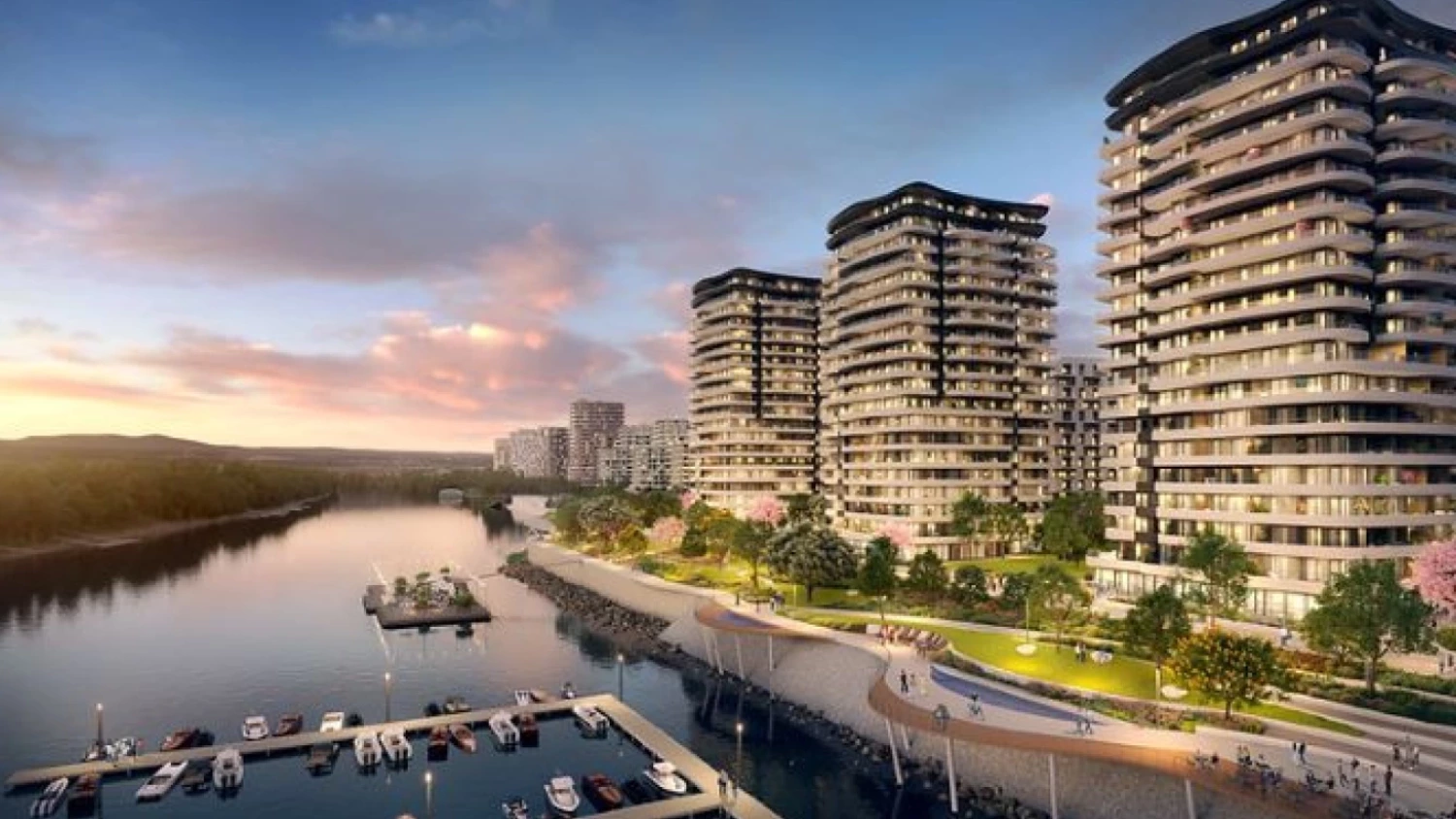 News Article Budapest Hungary Marina City residential
