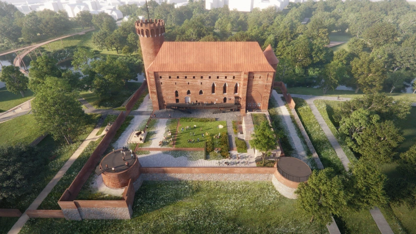 Świecie unveils masterplan for Teutonic Castle revival