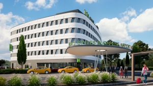 News Airport hotel development starts in Budapest