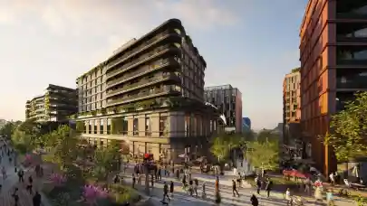 News - Crestyl project in Brno hits first-floor level #Construction #Crestyl #Czech Republic #Development #Green Building #Mixed-Use #Sustainability