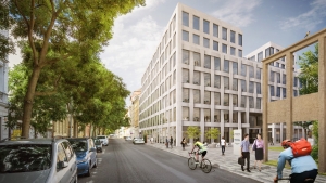 News Skanska tops out Prague office building