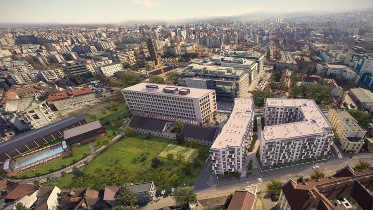 News Article Cluj-Napoca development mixed-use office residential retail Romania Speedwell