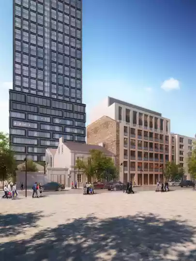 News - Golub GetHouse plans 140-metre-tall residential tower in Warsaw