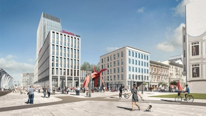 News Tallest building in Łódź is under construction