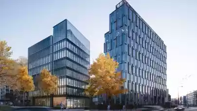 News - Waryński Group tops off Warsaw office building