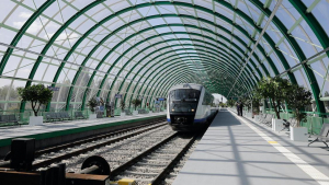 News Bucharest opens airport railway link