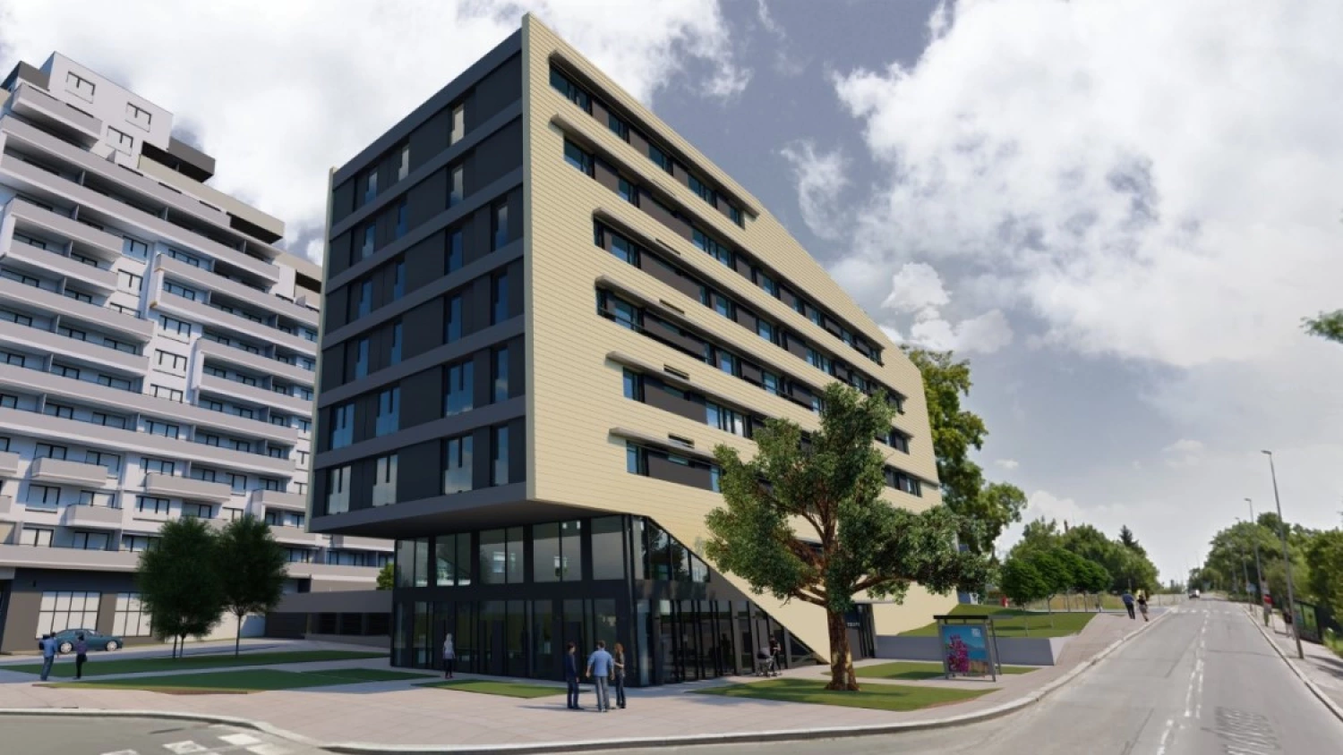 News Article AFI Europe completes shell of resi-for-rent building in Prague